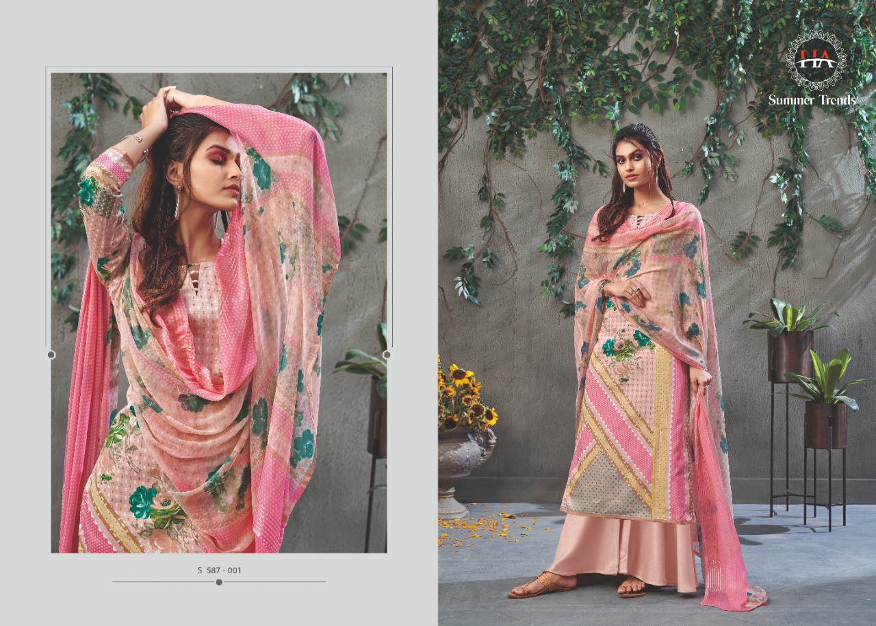 Harshit Summer Trends Zam Cotton Dress Meterial For Daily Wear Collection