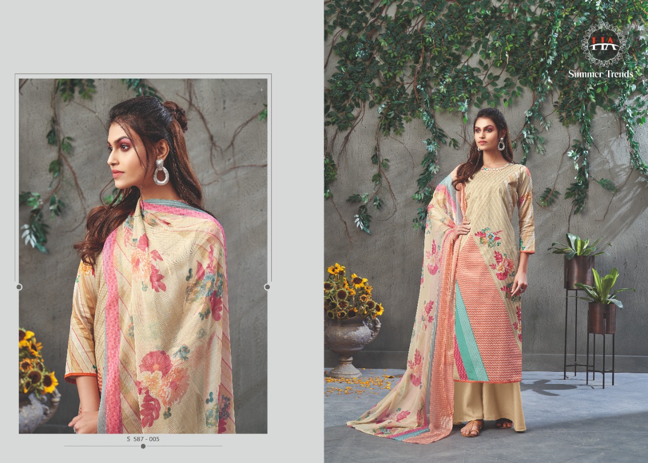 Harshit Summer Trends Zam Cotton Dress Meterial For Daily Wear Collection
