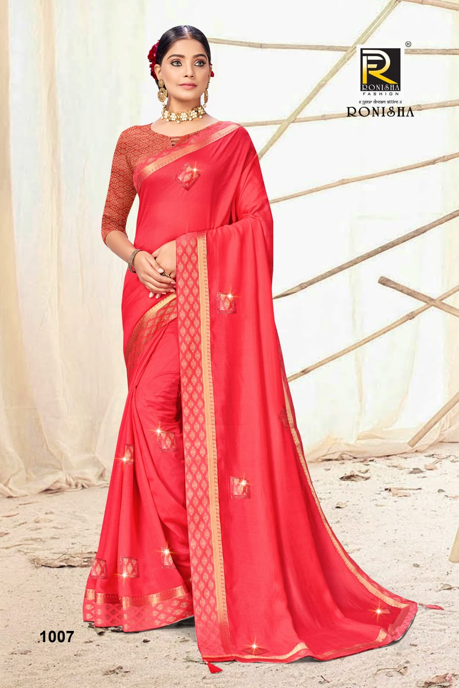 Ranjna Amber New Launchng Catalogue Broket Border Blouse Siroski Diamond Super Hit Collecton