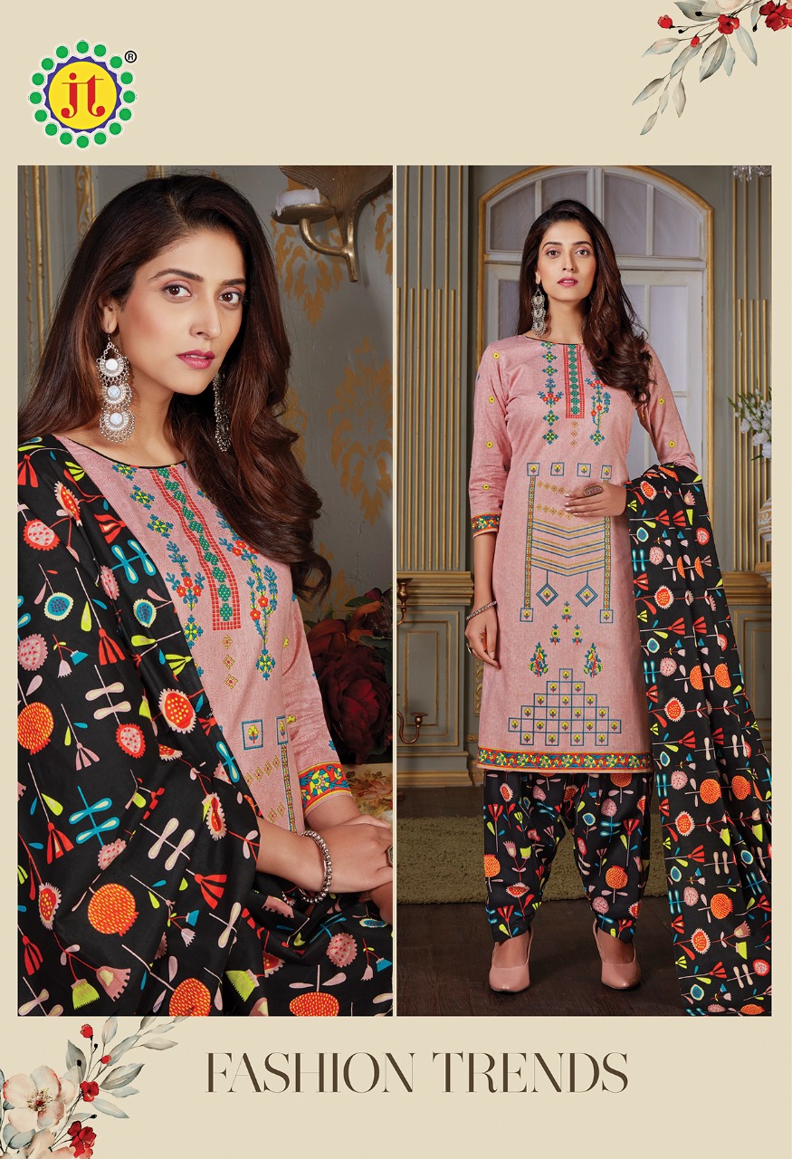 Jt Avantika Vol  15 Printed Cotton Dress Material Catalog