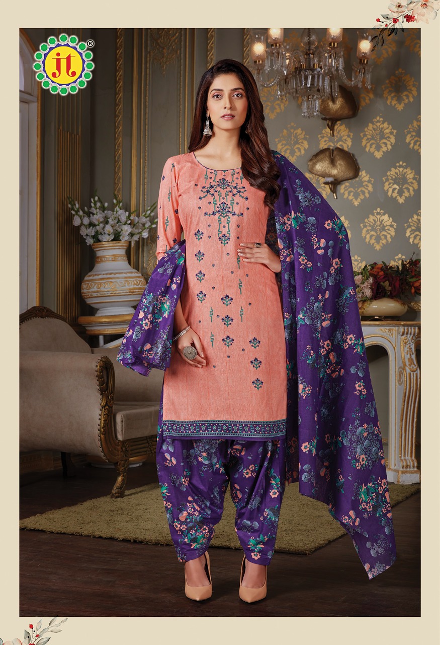 Jt Avantika Vol  15 Printed Cotton Dress Material Catalog