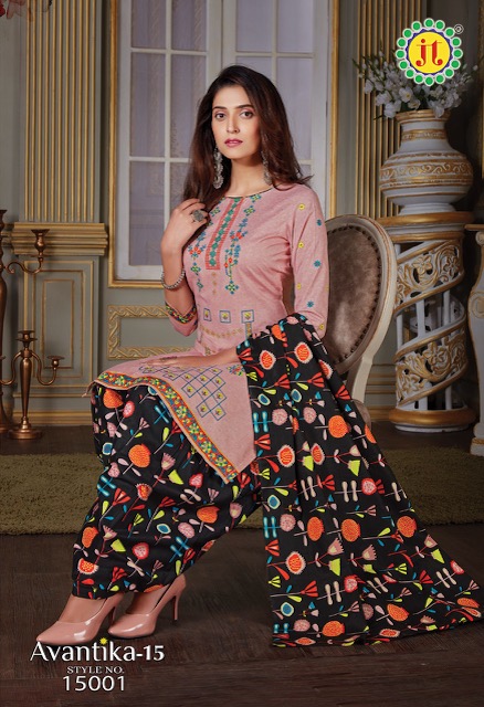 Jt Avantika Vol  15 Printed Cotton Dress Material Catalog