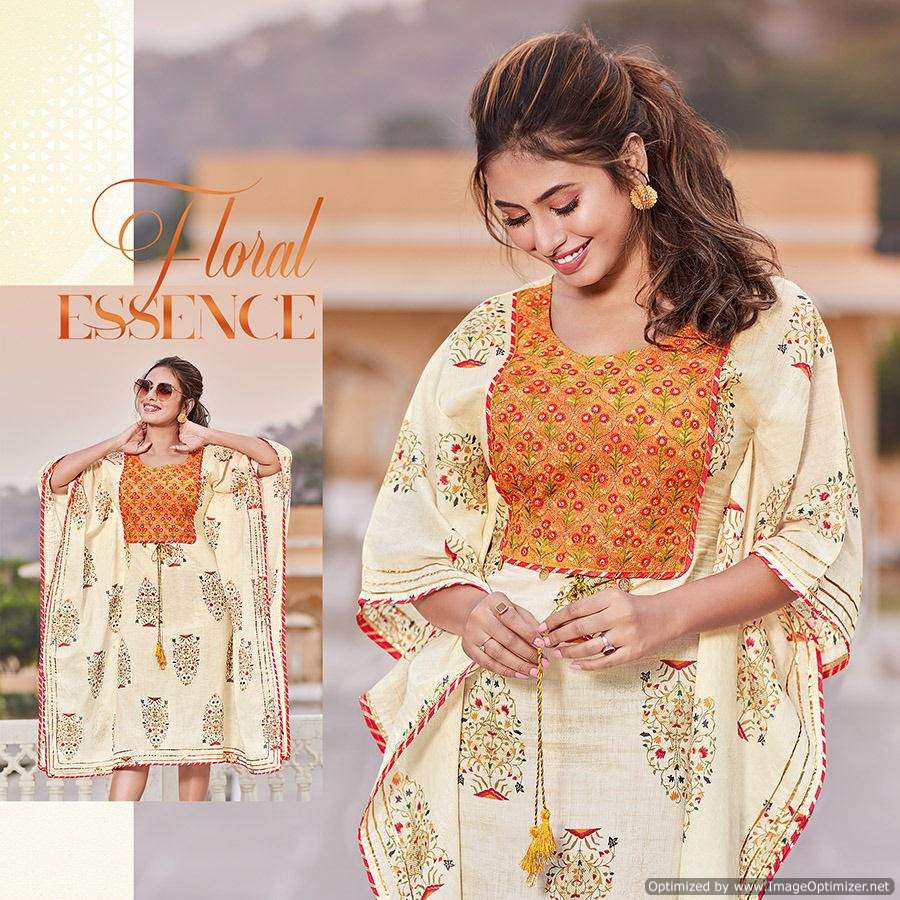Kajal Style Cocktail Vol  2 Fancy Wear Kaftan Kurti Catalog Buy  Wholesale Kaftan  Catalog