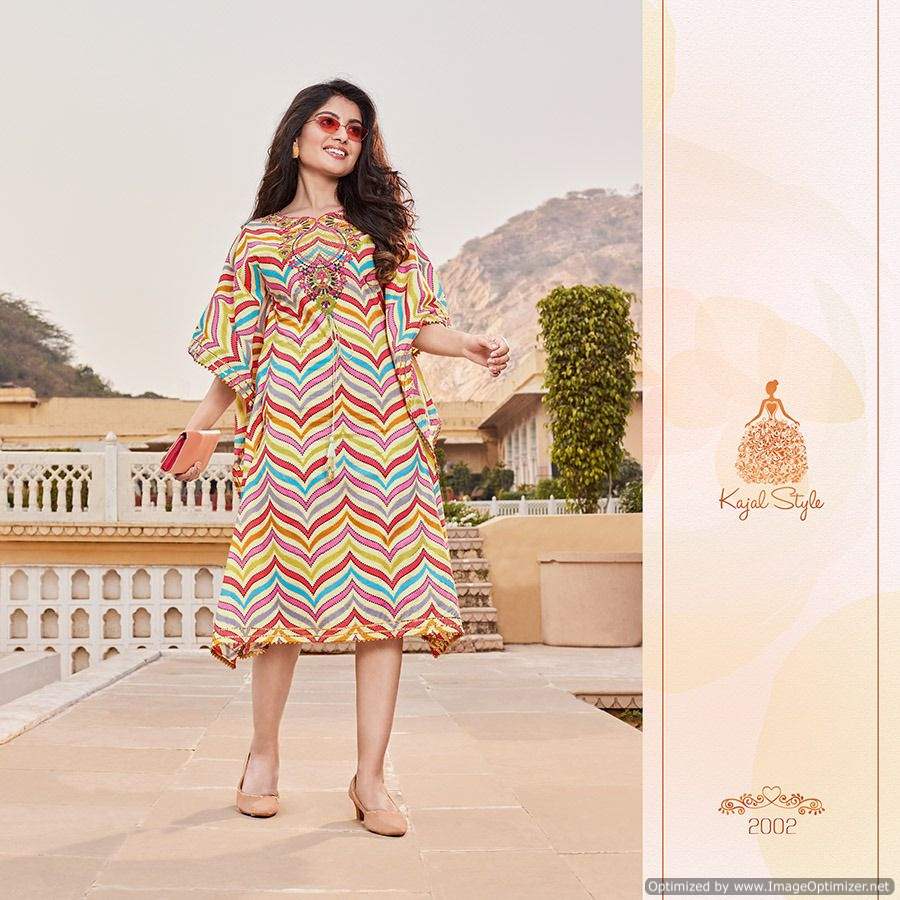 Kajal Style Cocktail Vol  2 Fancy Wear Kaftan Kurti Catalog Buy  Wholesale Kaftan  Catalog