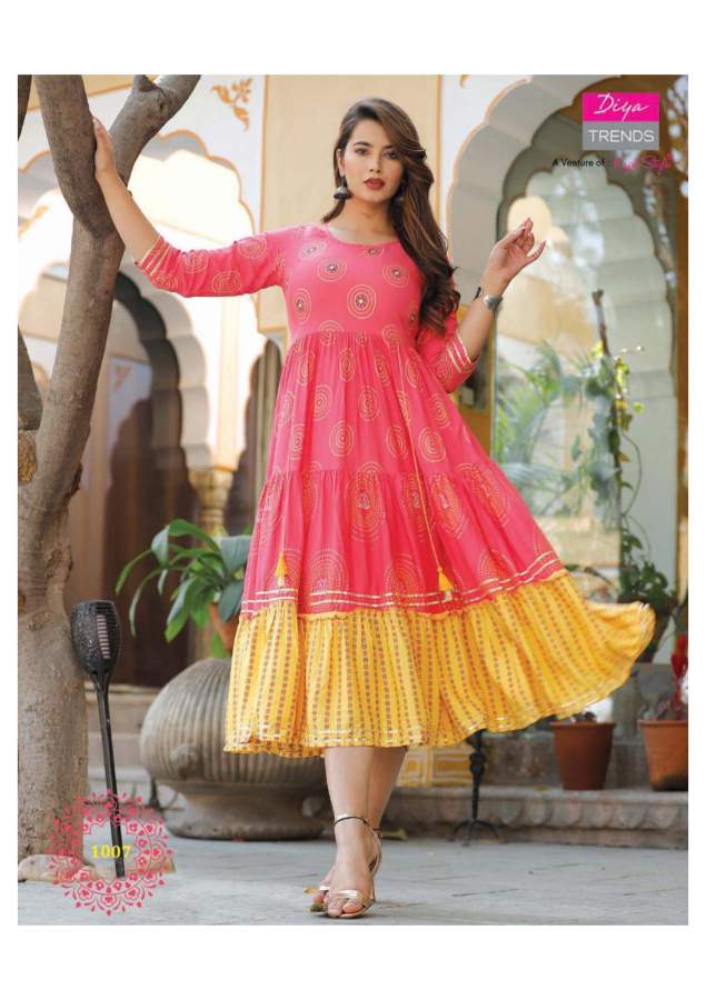 Anarkali Kurti at Rs 150 | Gown Shape Kurti in Ahmedabad | ID: 12937517433