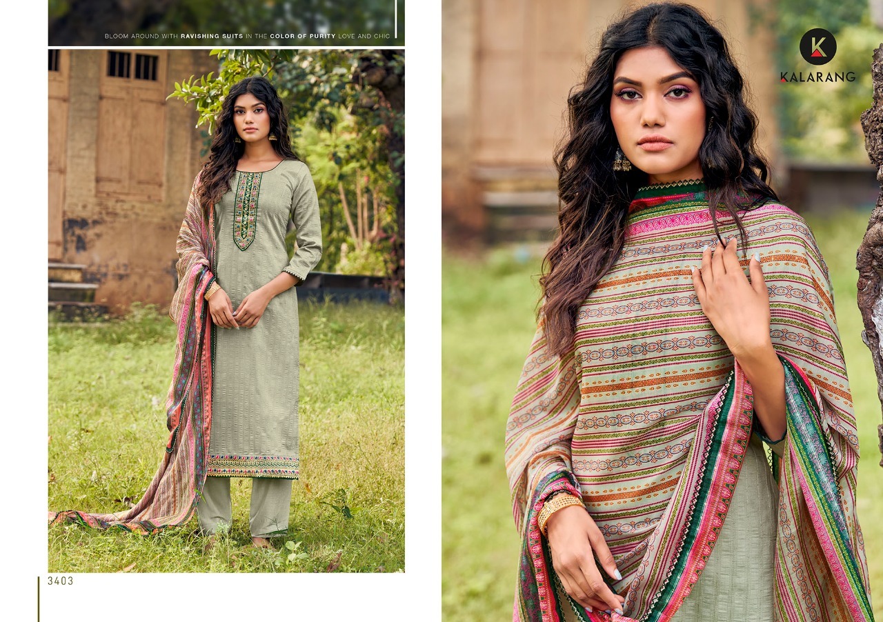 Kalarang Bulbul Parampara Weaving Designer Dress Material Catalog