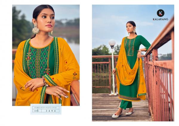 Kalarang Hazel  Vol 2  Parampara Silk  Designer Festive Wear Salwar Suits Catalog