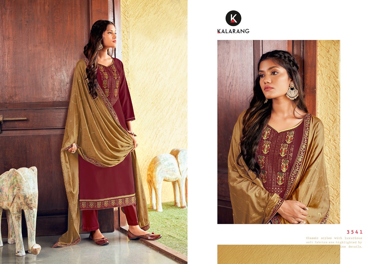 Kalarang Jannat Vol  2 Fancy Wear Designer Dress Material Catalog
