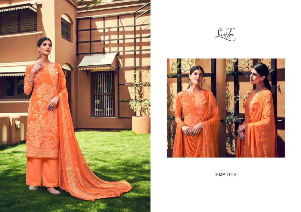 Levisha Manjari Vol 1 Cambric Cotton Designer Dress Material Catalog