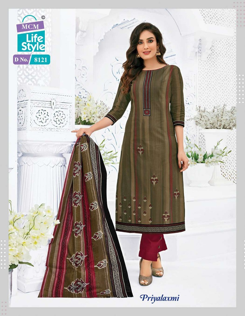 Mcm Lifestyle Priyalaxmi Vol 22 Regular Wear Cotton Dress Material Catalog