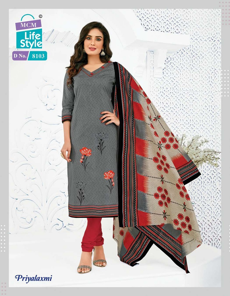 Mcm Lifestyle Priyalaxmi Vol 22 Regular Wear Cotton Dress Material Catalog