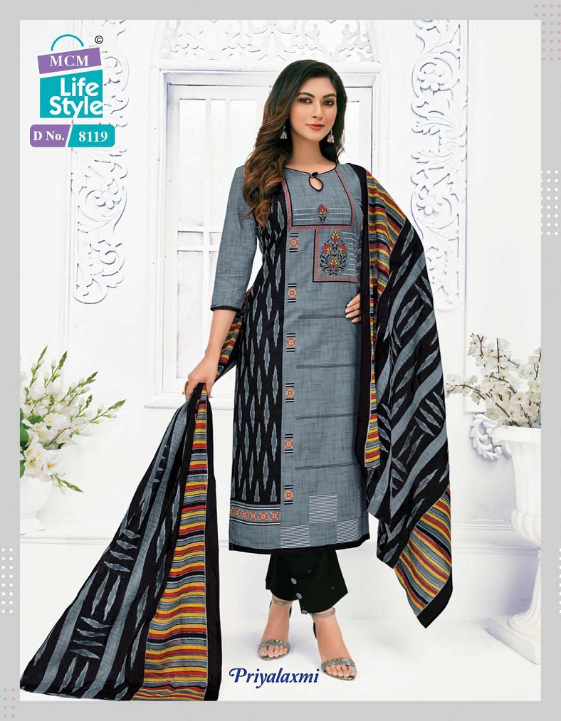 Mcm Lifestyle Priyalaxmi Vol 22 Regular Wear Cotton Dress Material Catalog