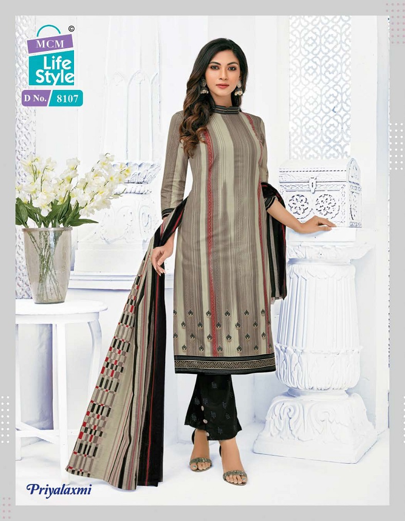 Mcm Lifestyle Priyalaxmi Vol 22 Regular Wear Cotton Dress Material Catalog
