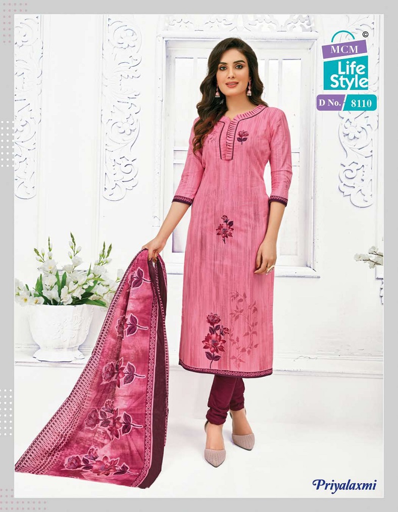 Mcm Lifestyle Priyalaxmi Vol 22 Regular Wear Cotton Dress Material Catalog