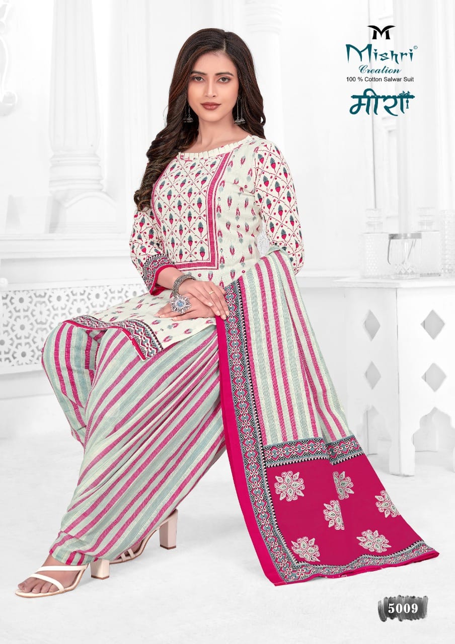 Mishri Meera Vol 5 Regular Wear Cotton Dress Material  Catalog