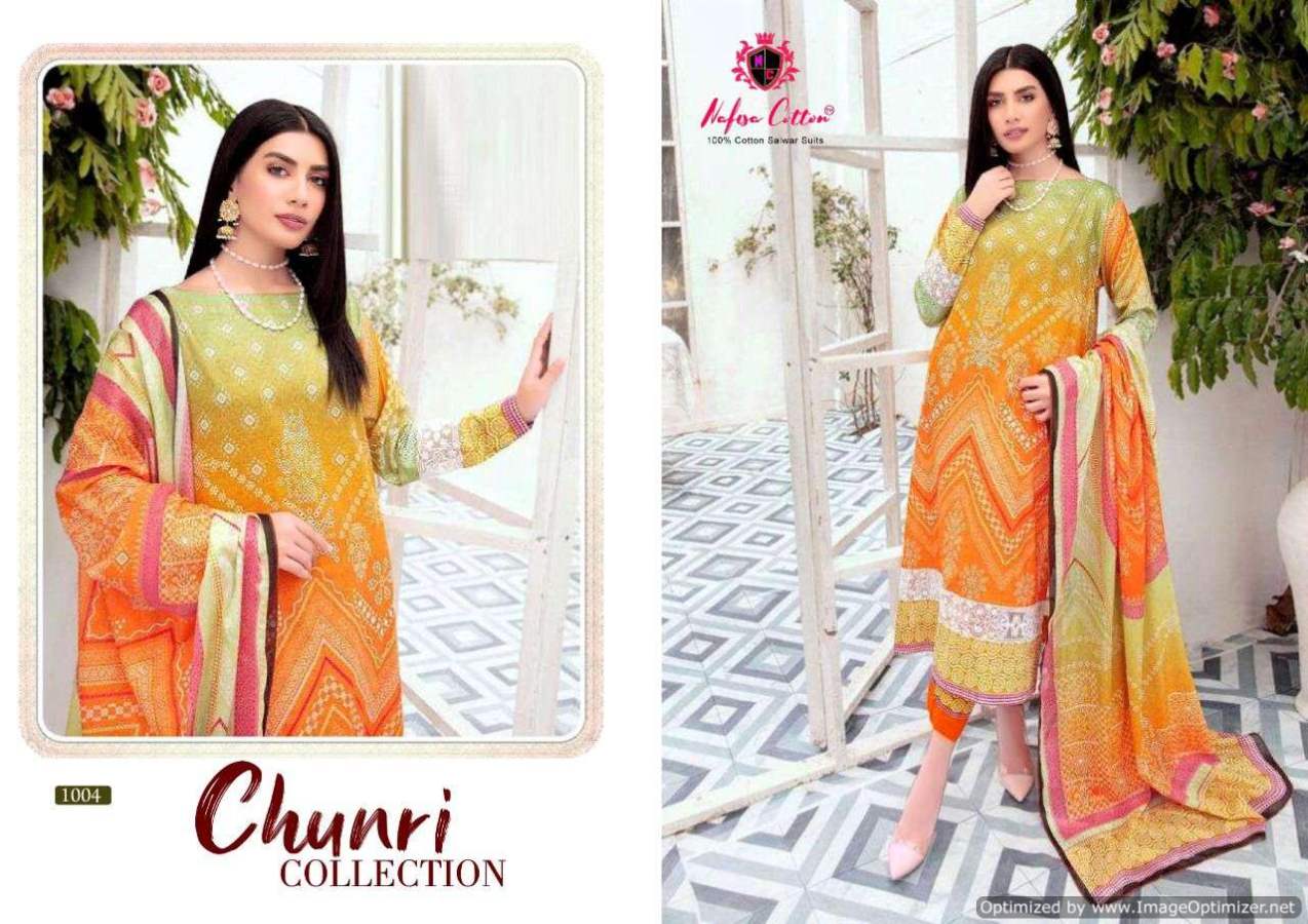 Nafisa Chunri Collection Karachi Cotton Dress Material