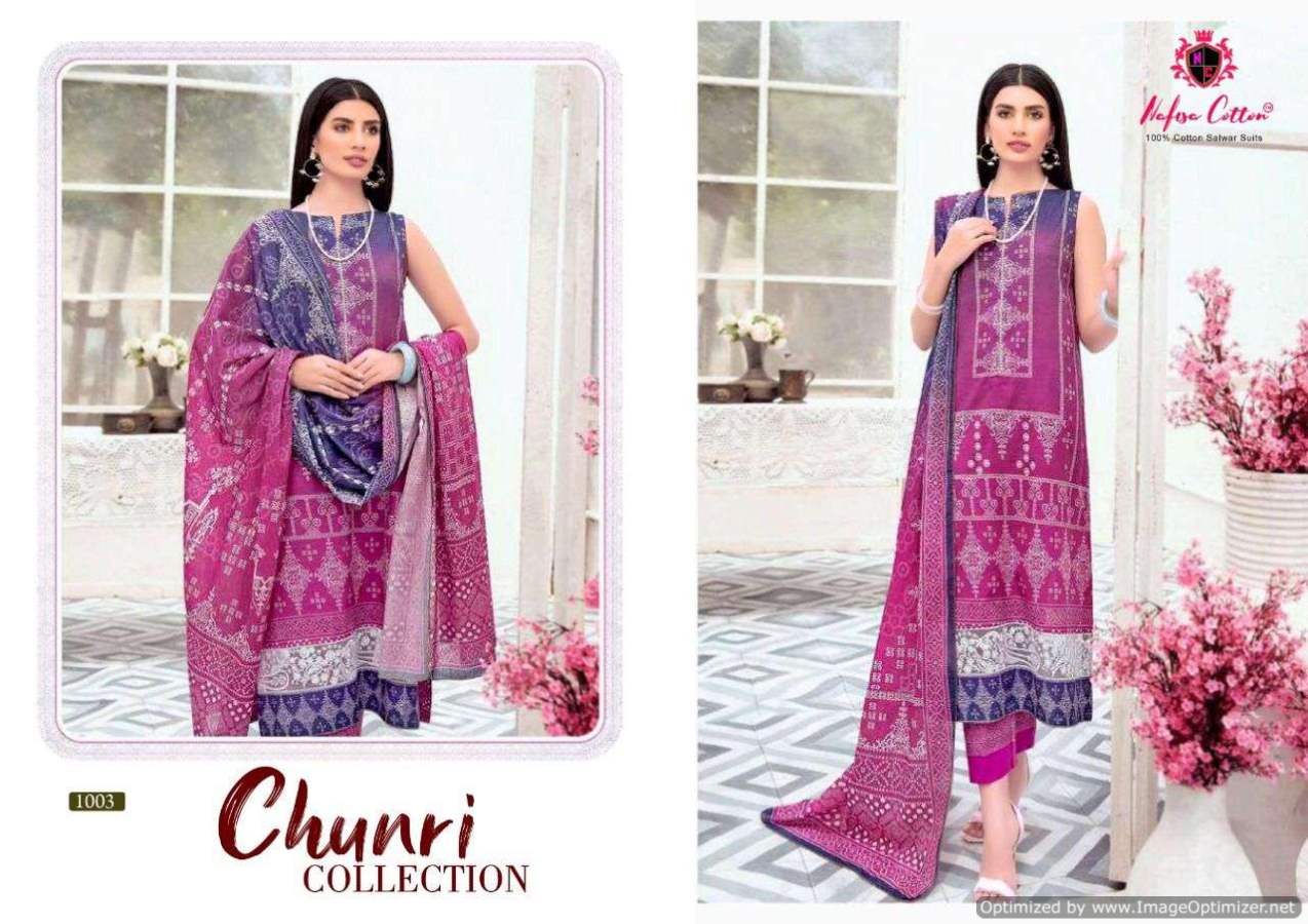 Nafisa Chunri Collection Karachi Cotton Dress Material