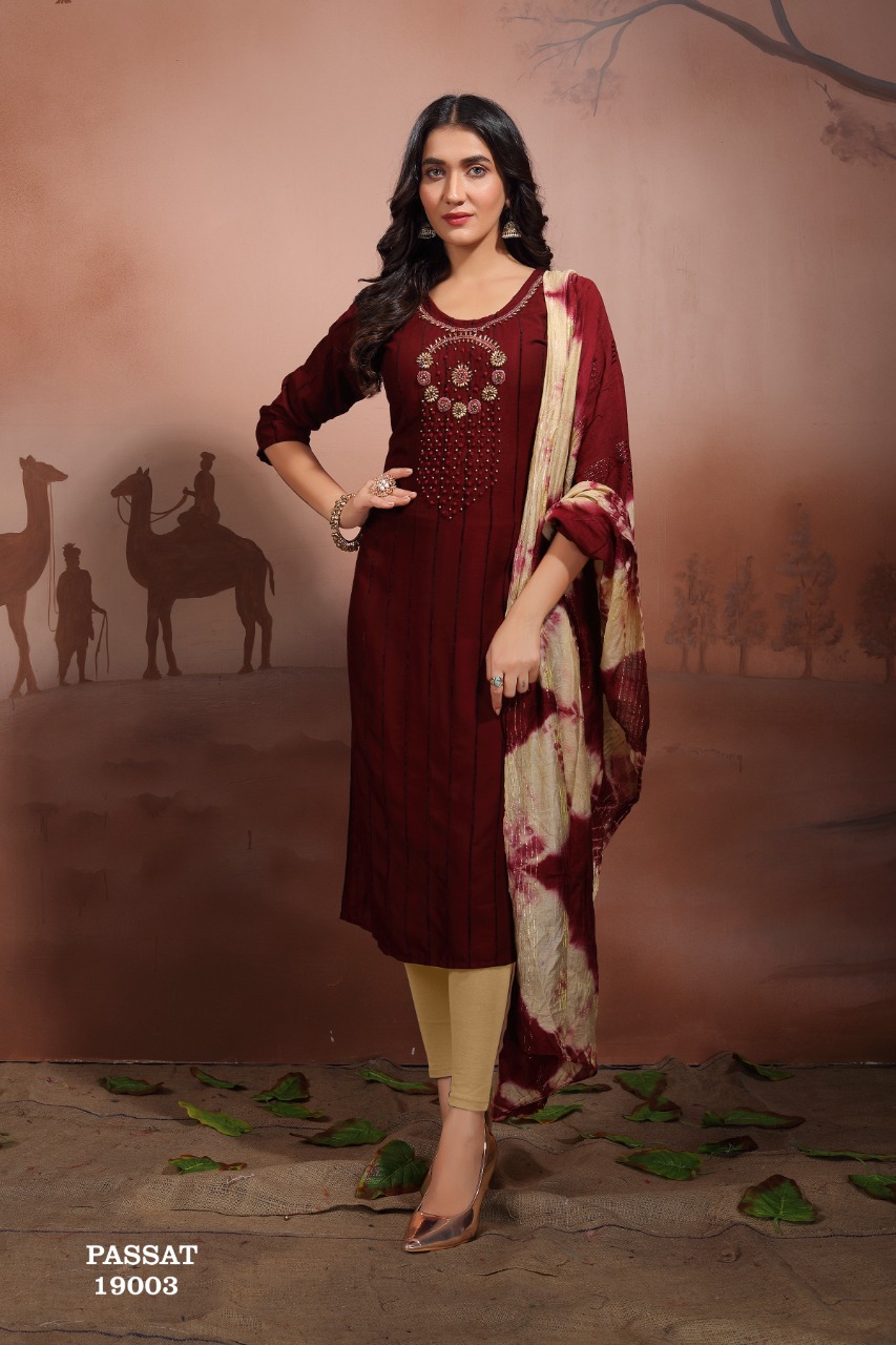 Premnath Passat  Vol 3 Festive Wear Ready Made Kurti Bottom With Duptta Catalog