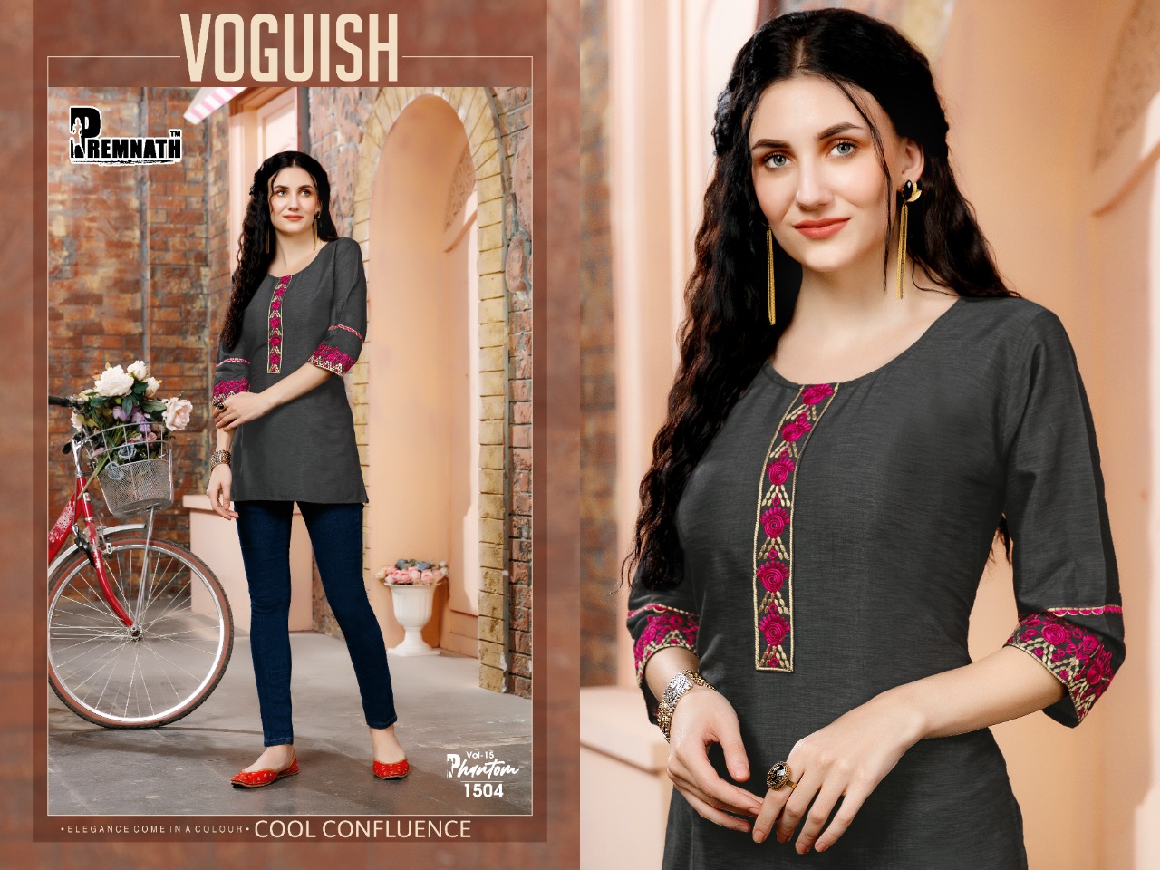 Premnath Phantom  Vol 15 Fancy Wear Ladies Top Catalog