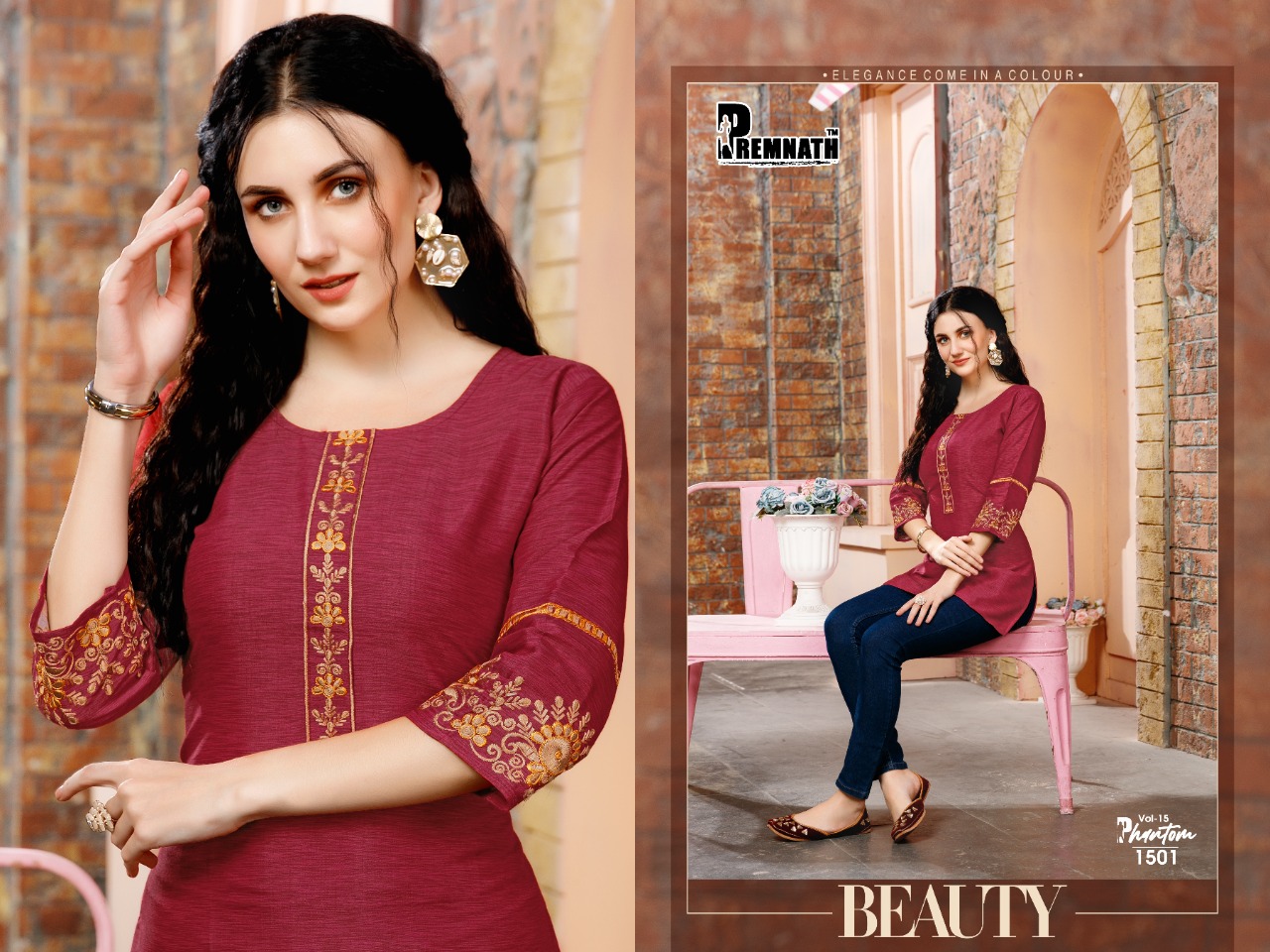 Premnath Phantom  Vol 15 Fancy Wear Ladies Top Catalog