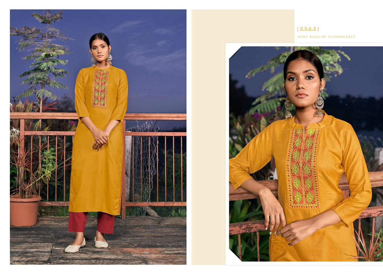 Rangoon Colours Fancy Silk Festive Wear Kurtis Catalog
