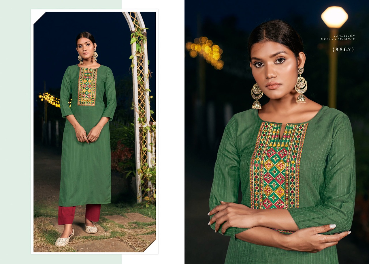 Rangoon Colours Fancy Silk Festive Wear Kurtis Catalog