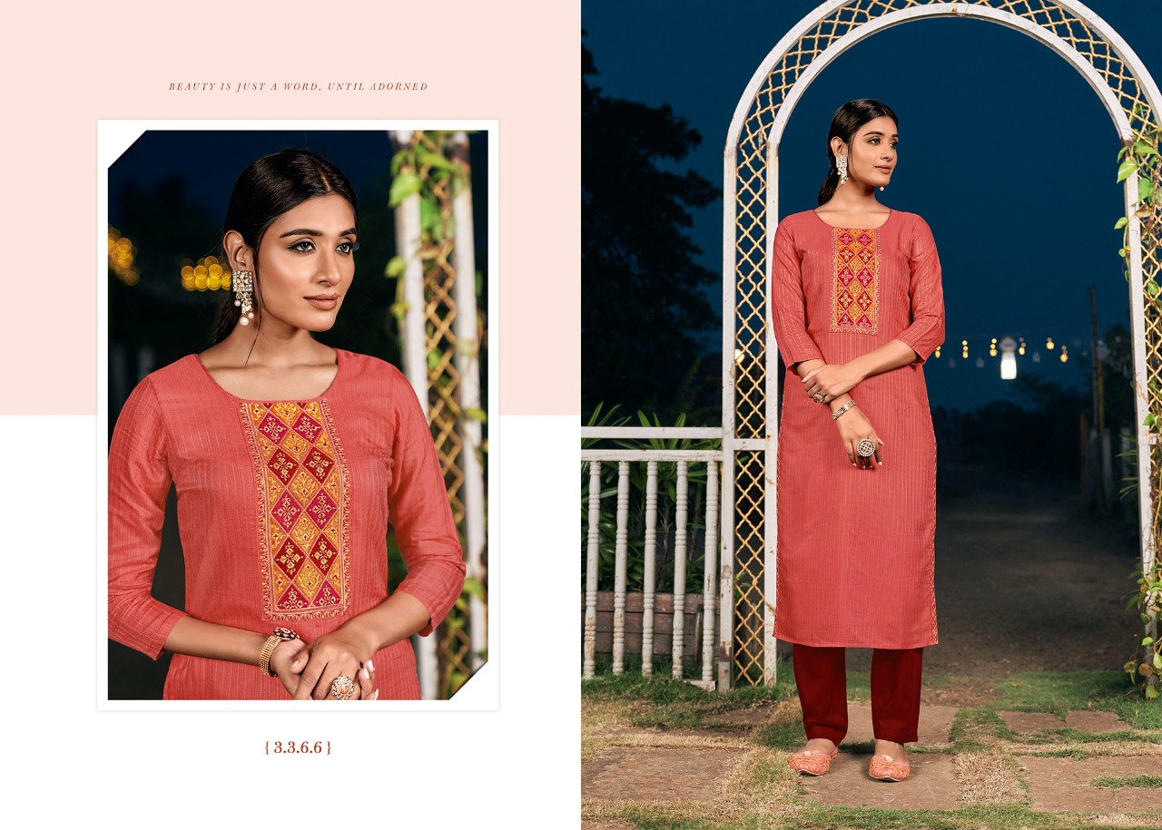 Rangoon Colours Fancy Silk Festive Wear Kurtis Catalog