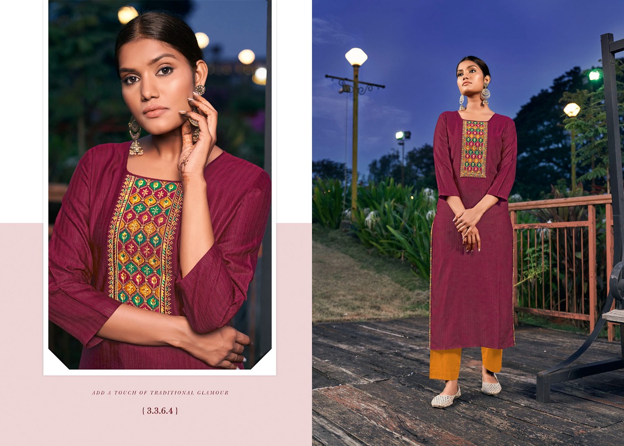 Rangoon Colours Fancy Silk Festive Wear Kurtis Catalog
