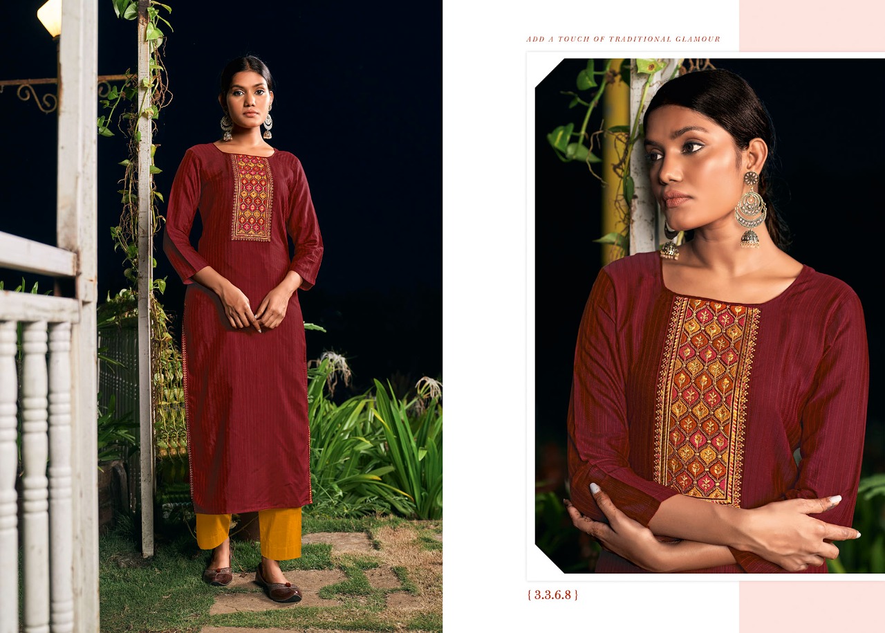 Rangoon Colours Fancy Silk Festive Wear Kurtis Catalog