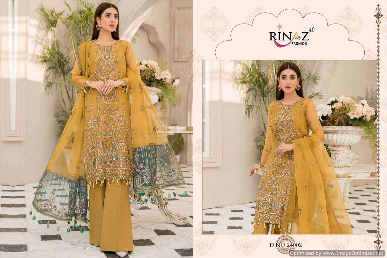 Rinaz Maryams Gold Vol 16 Georgette Wear Pakistani Salwar Suits Ctalog
