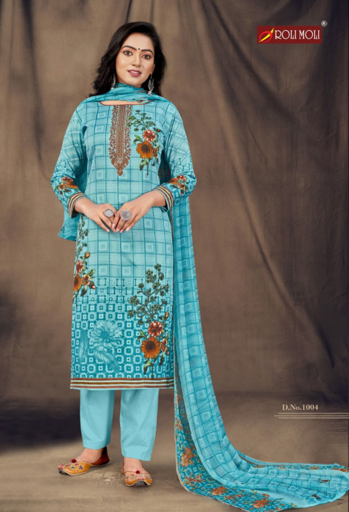 Roli Moli Maalika Vol 8 Exclusive Wear Designer Dress Materials Catalog