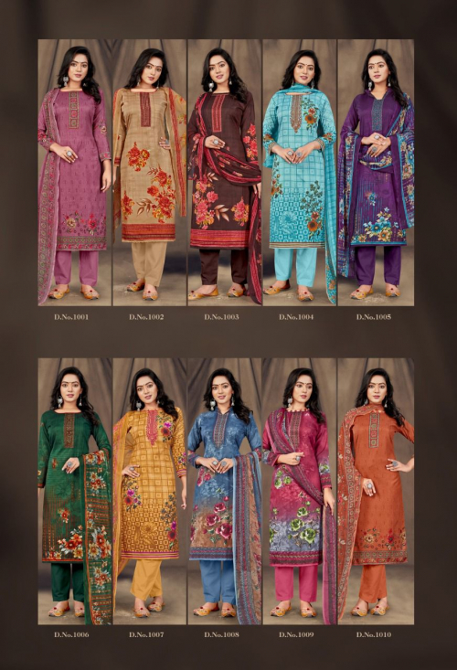 Roli Moli Maalika Vol 8 Exclusive Wear Designer Dress Materials Catalog