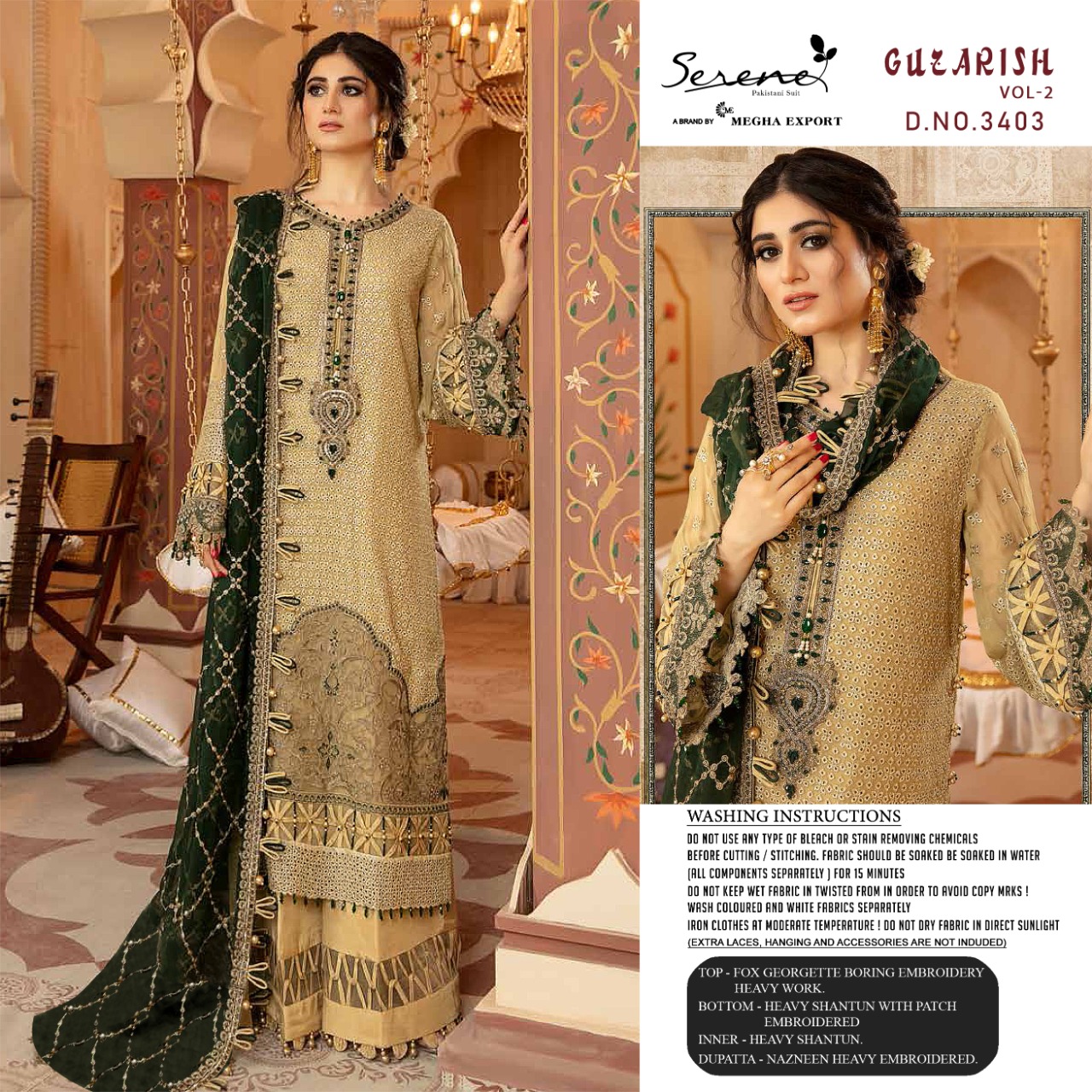 Serene Guzarish  Vol 2 Georgette  Pakistani Salwar Kameez Catalog