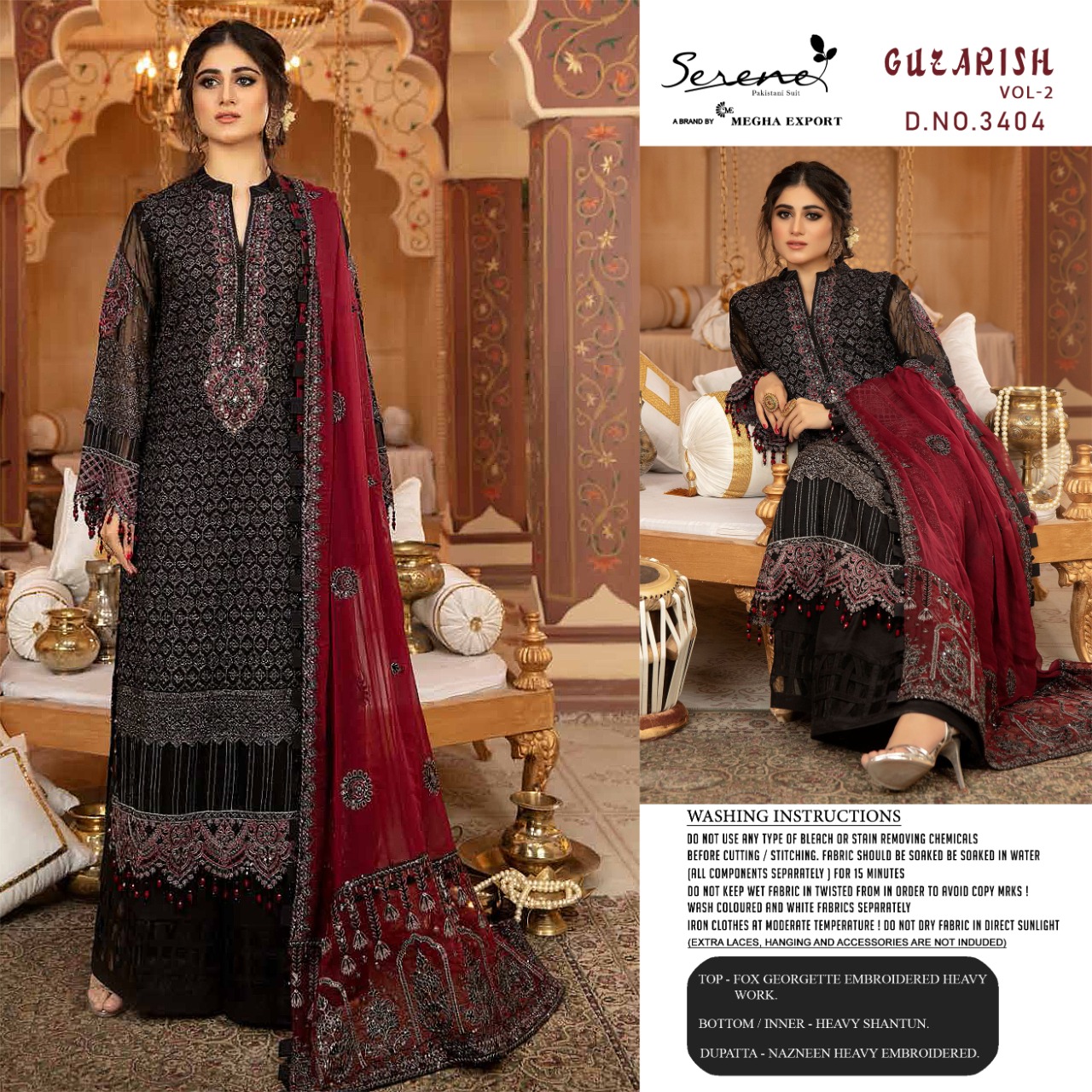 Serene Guzarish  Vol 2 Georgette  Pakistani Salwar Kameez Catalog