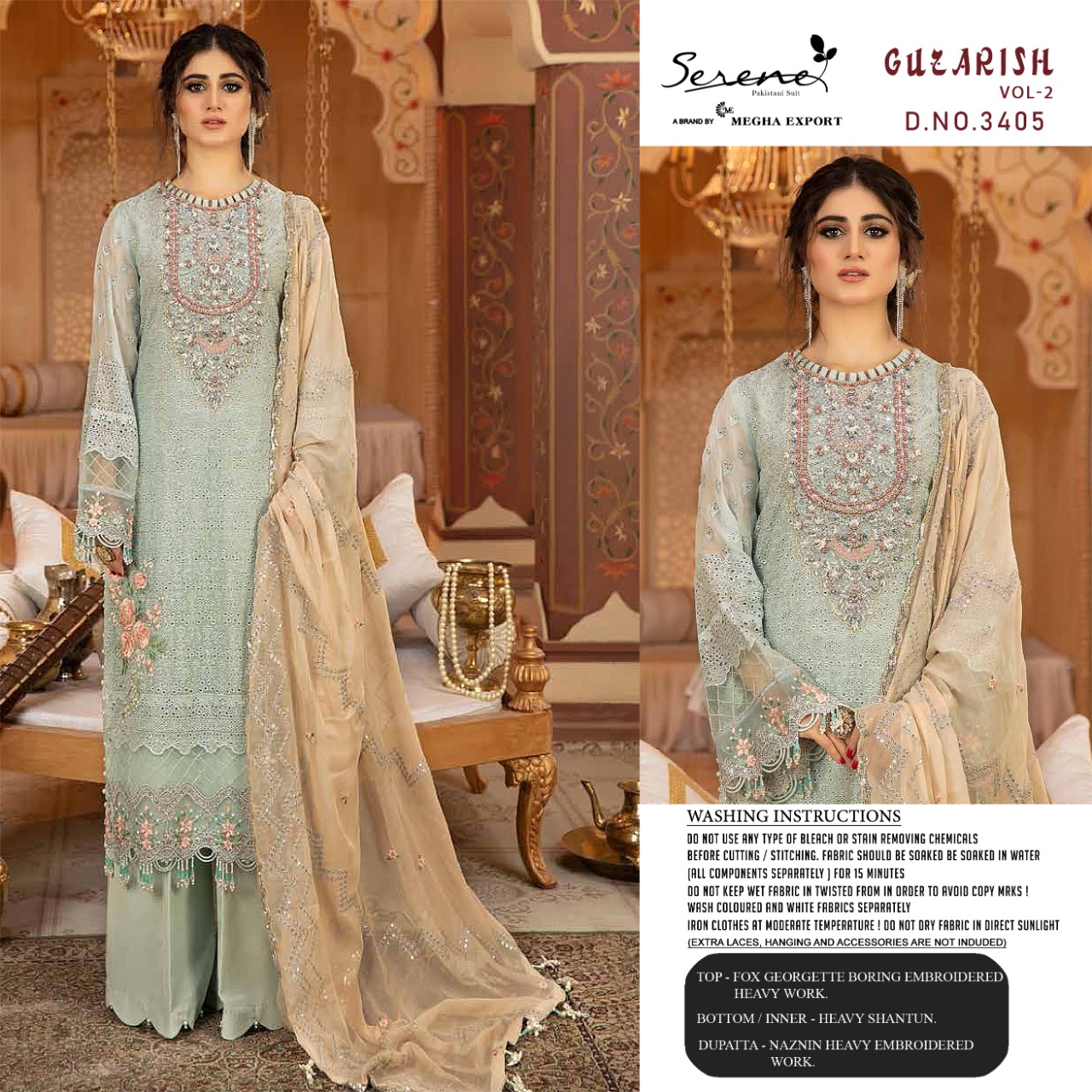 Serene Guzarish  Vol 2 Georgette  Pakistani Salwar Kameez Catalog