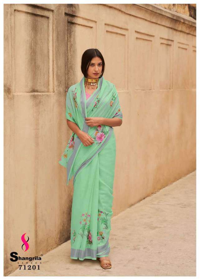 Shangrila Raaga Linen  Vol 7 Fancy Wear Linen Saree Catalog