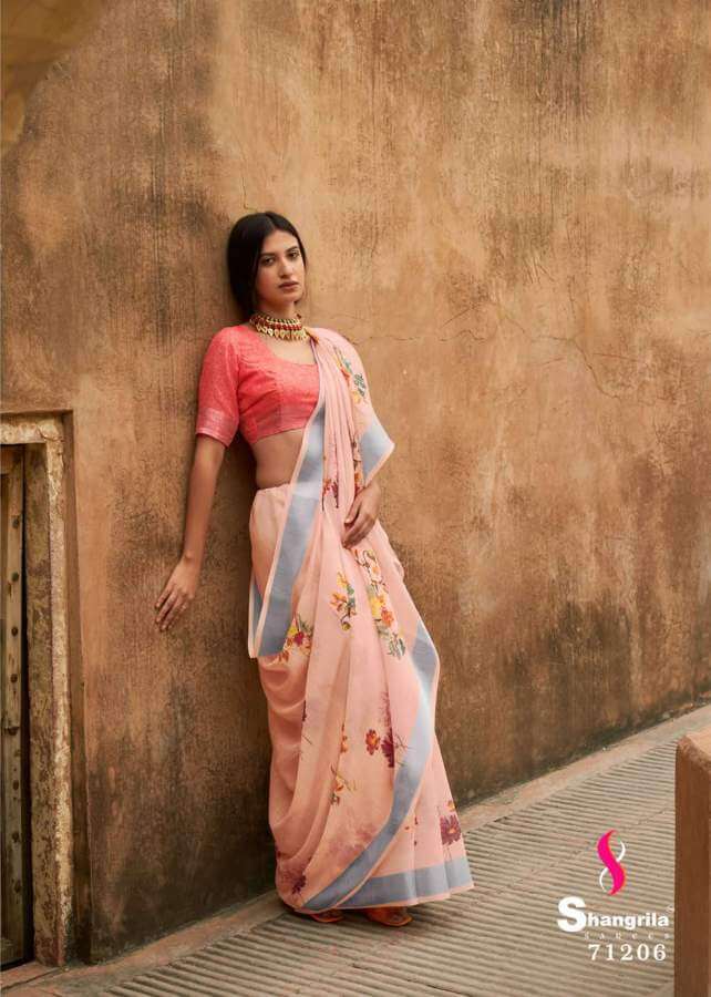 Shangrila Raaga Linen  Vol 7 Fancy Wear Linen Saree Catalog