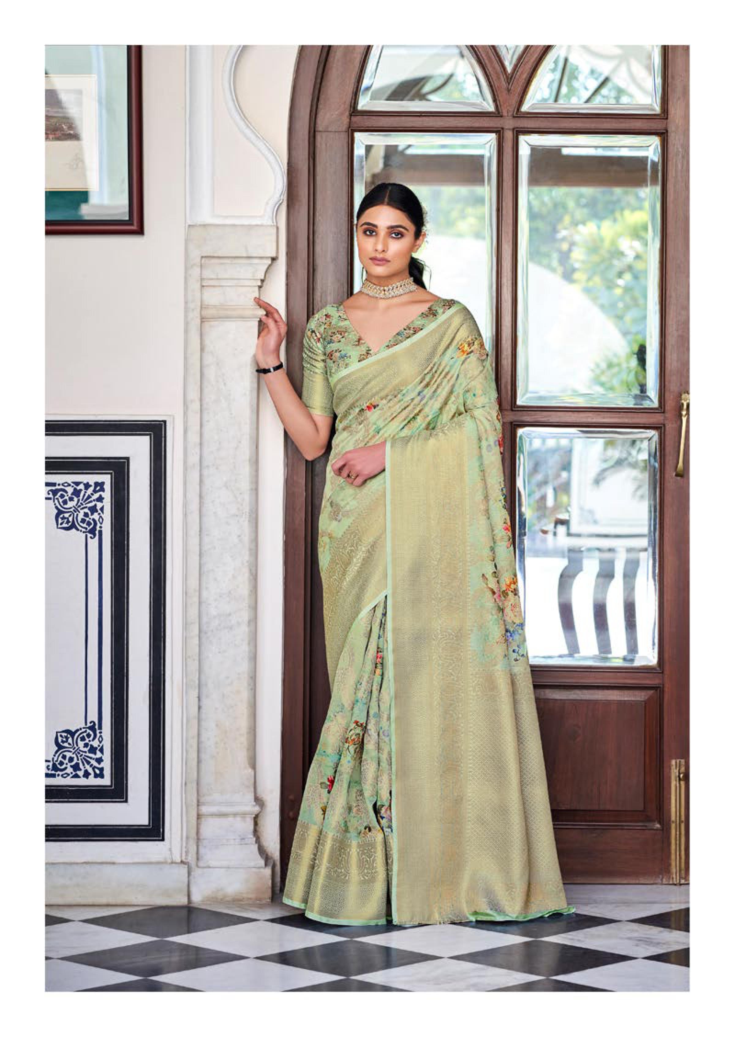 Shangrila Shimona Viscouse Digital Vol 2 Fancy Wedding Wear Saree  Catalog