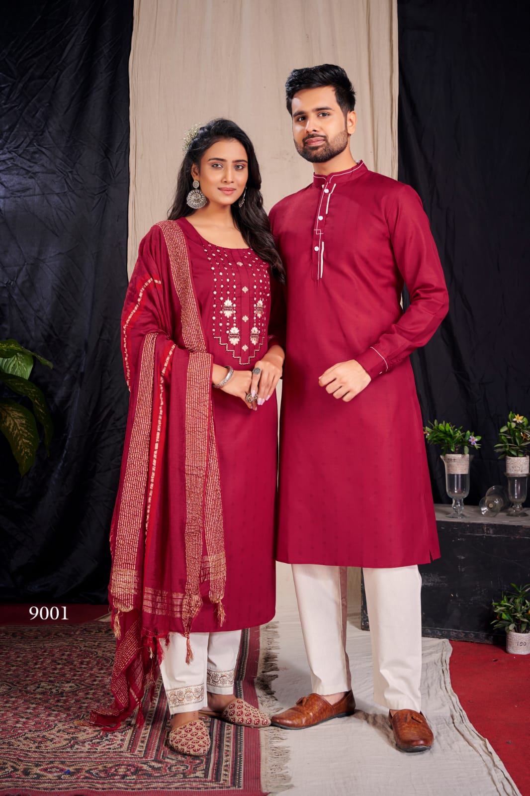 Sukanya Fashion  Royal Couple Vol  9 Fancy Wear Designer Couple Readymade Kurta Kurti Catalog