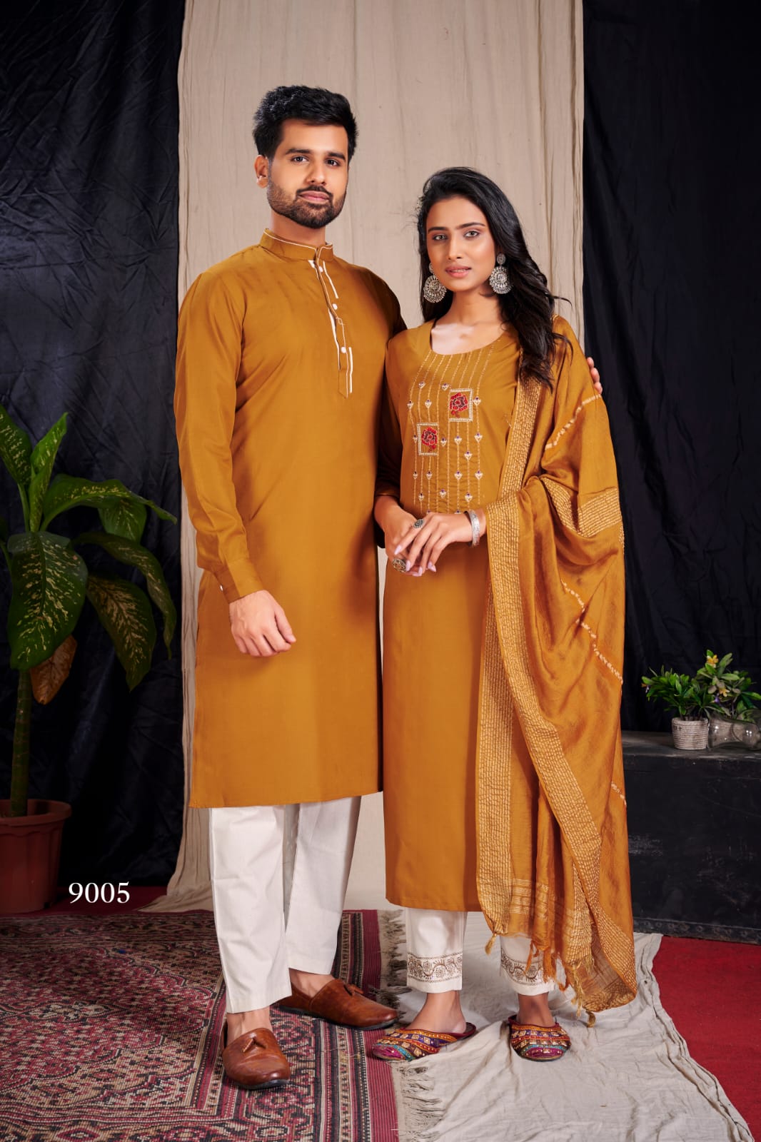 Sukanya Fashion  Royal Couple Vol  9 Fancy Wear Designer Couple Readymade Kurta Kurti Catalog