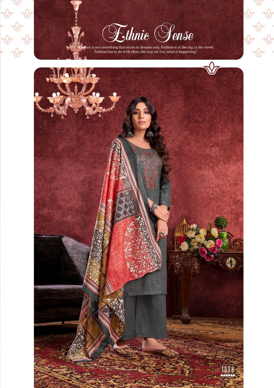Yashika Aamyra Cambric Cotton Designer Dress Material Catalog
