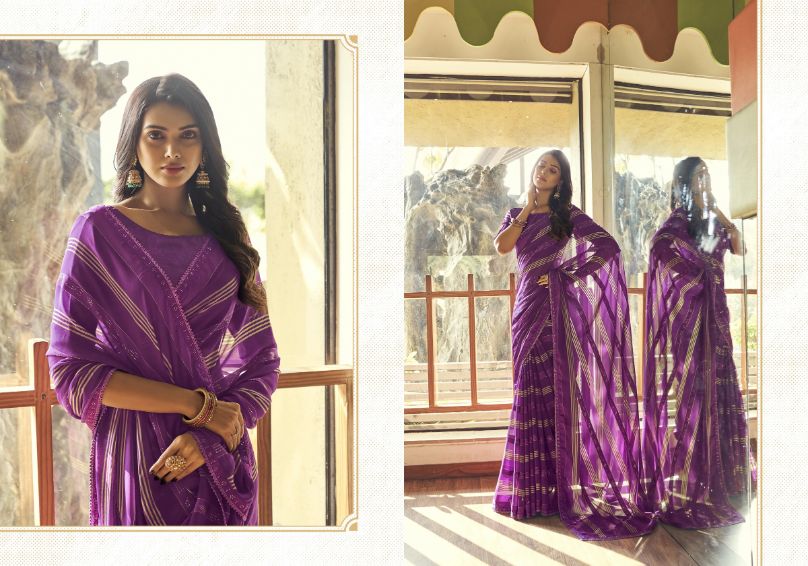 Ynf Aasras Casual Wear Viscos Lining Saree Catalog