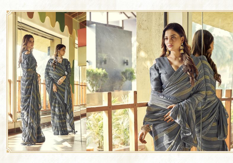 Ynf Aasras Casual Wear Viscos Lining Saree Catalog