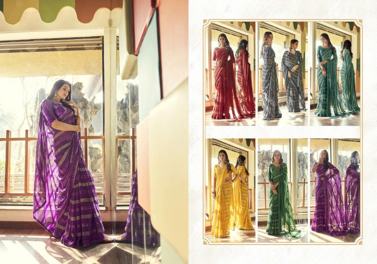 Ynf Aasras Casual Wear Viscos Lining Saree Catalog