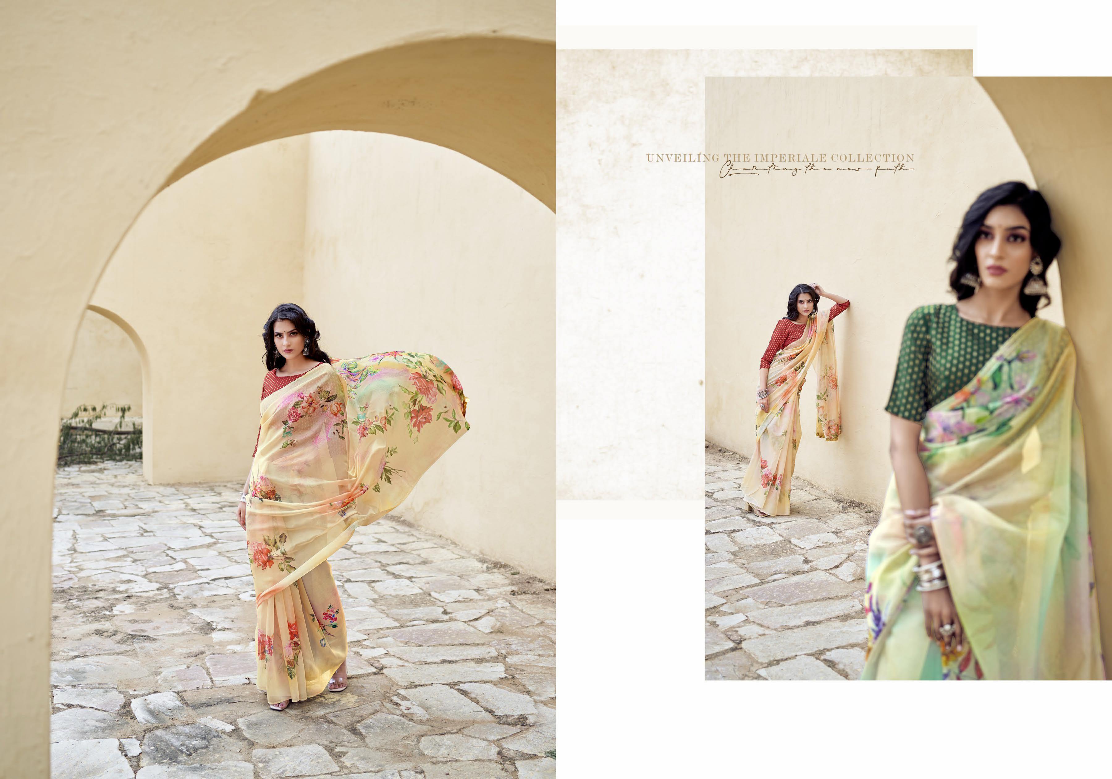 Ynf Taatini Fancy Wear Organza Saree Catalog