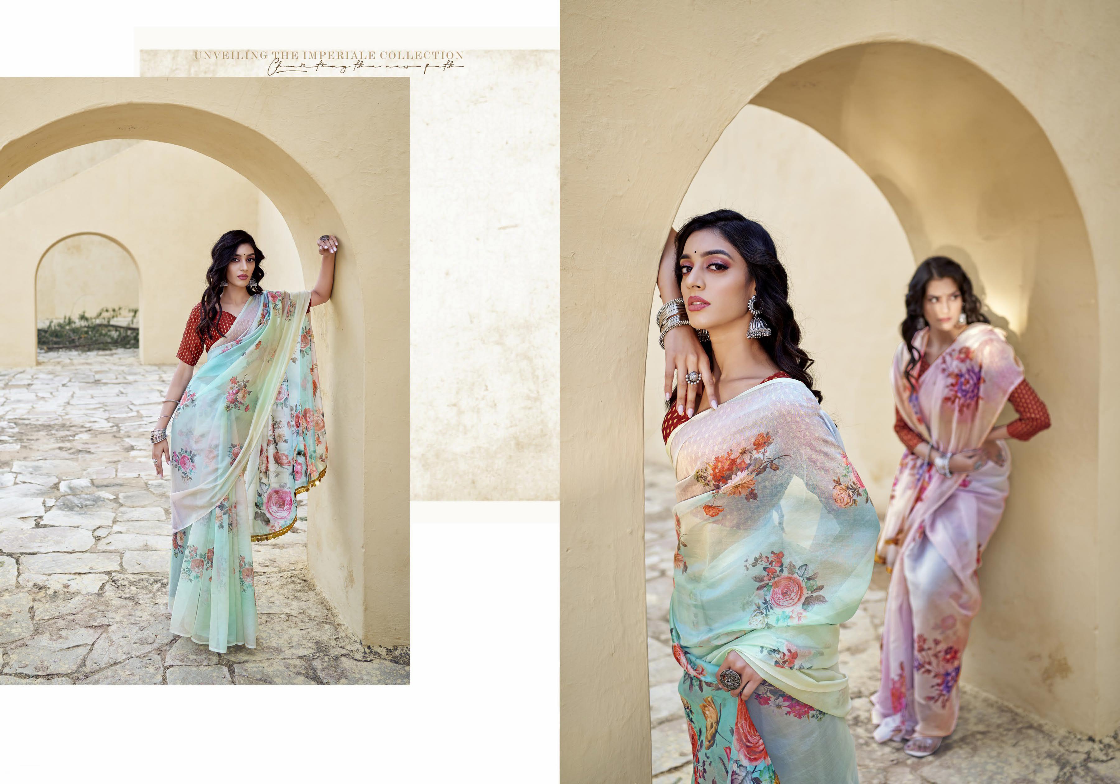 Ynf Taatini Fancy Wear Organza Saree Catalog
