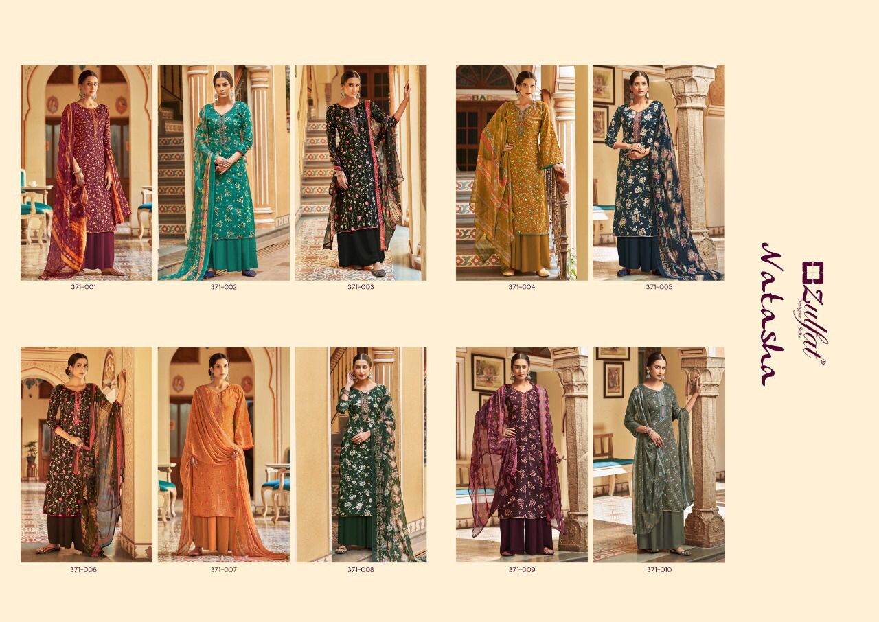 Zulfat Natasha Pure Jam Cotton Dress Meterial For Daily Wear Catalog