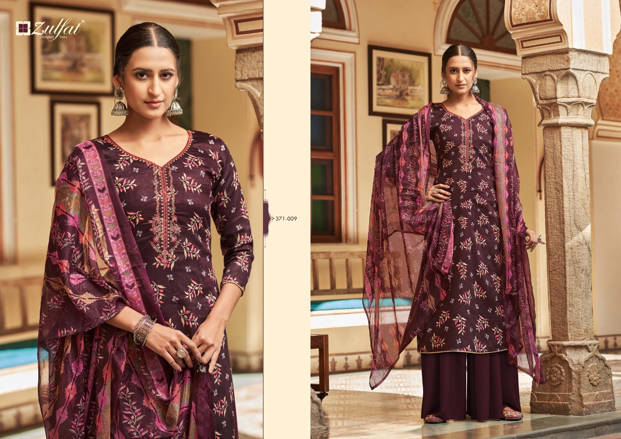 Zulfat Natasha Pure Jam Cotton Dress Meterial For Daily Wear Catalog