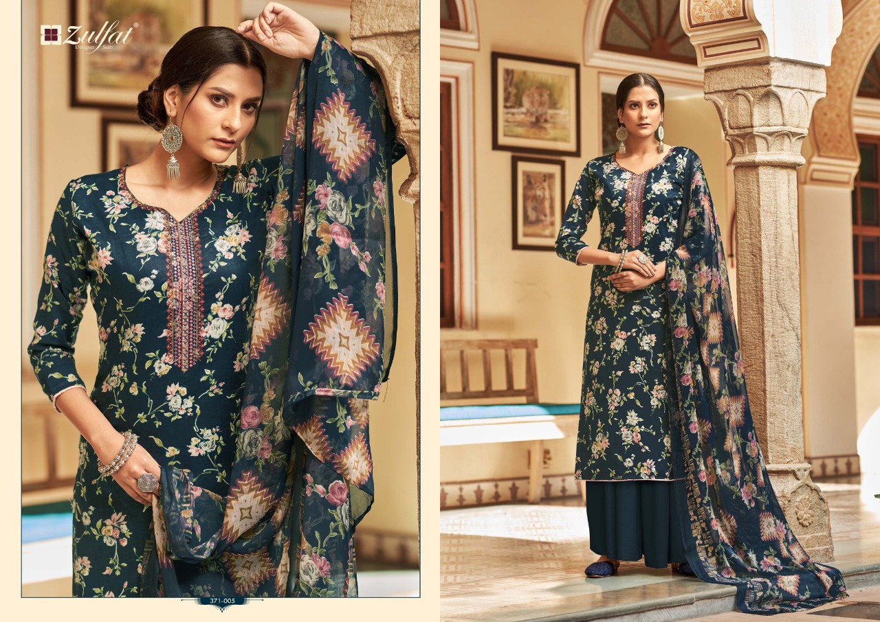 Zulfat Natasha Pure Jam Cotton Dress Meterial For Daily Wear Catalog