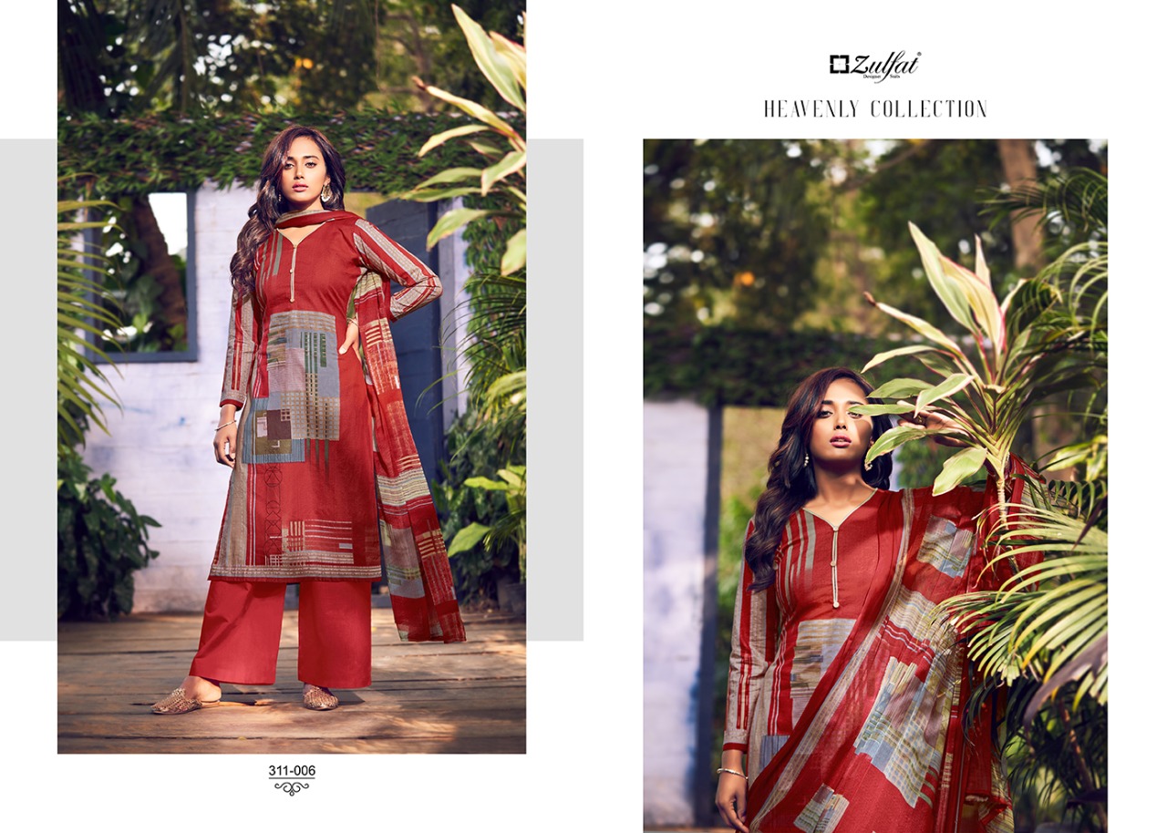 Zulfat Navika Exclusive Wear Digital Cotton Dress Material Catalog